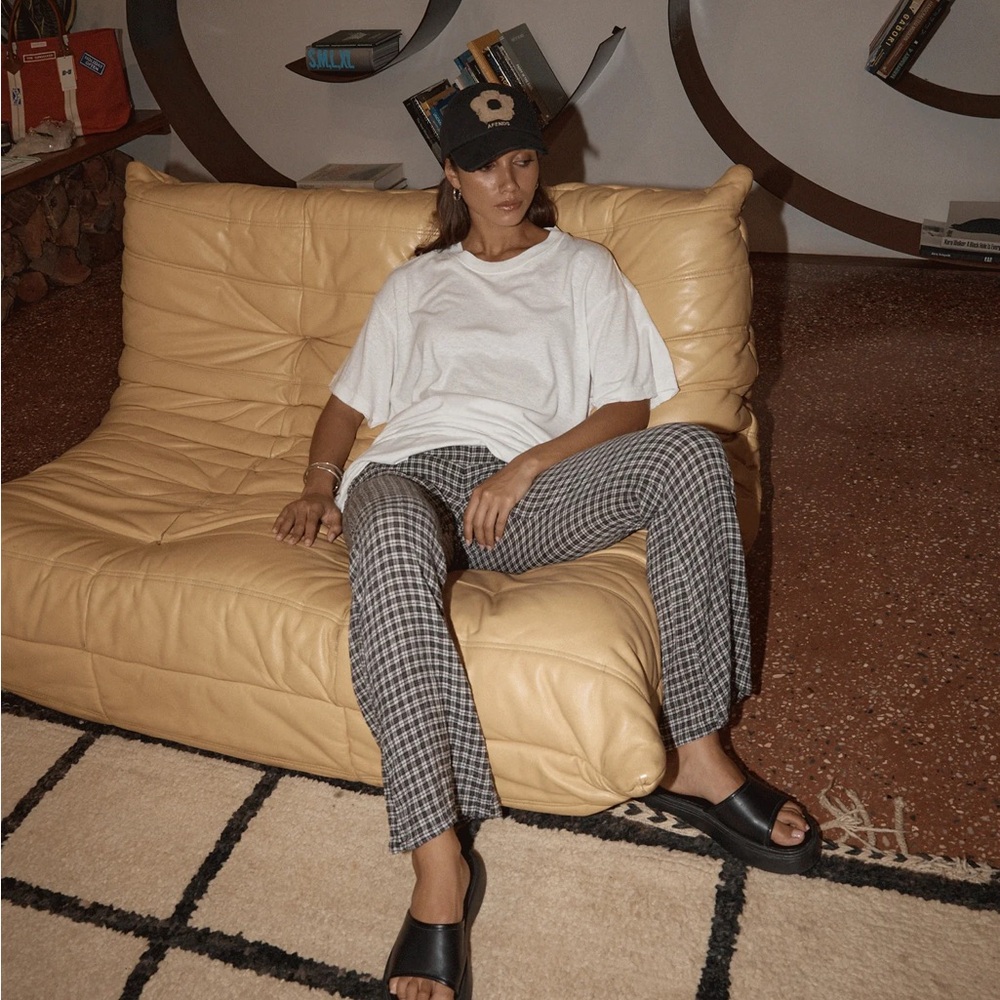 Asta Seersucker Flare Pants